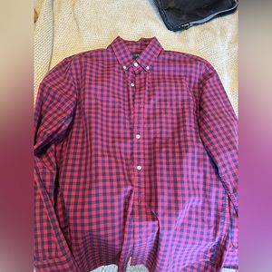 Men’s J Crew checkered button down